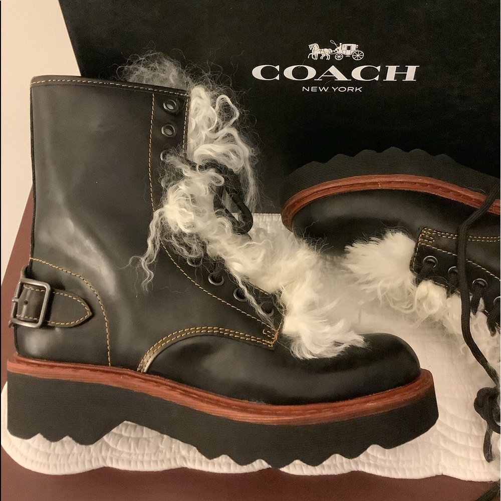 New Coach Moto Hiker Boot